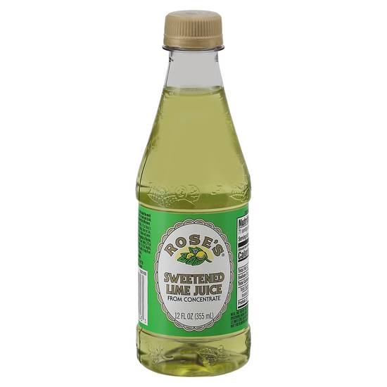 Rose's Sweetened Lime Juice (12 fl oz)