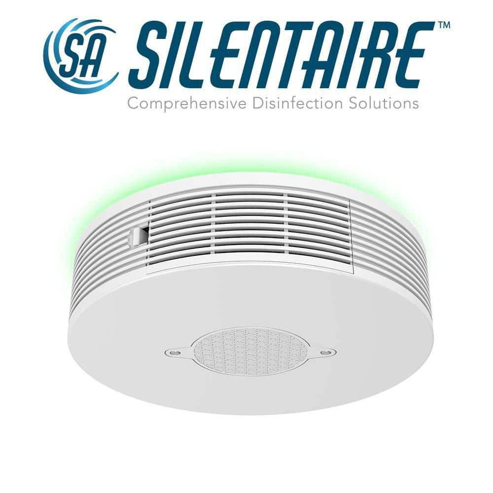 Silentaire Plasma Air Purifier 12 In. Universal Ceiling Mount System H1N1 & Sta 8032 Certified 400 Sqft Two Working Modes 120-277V