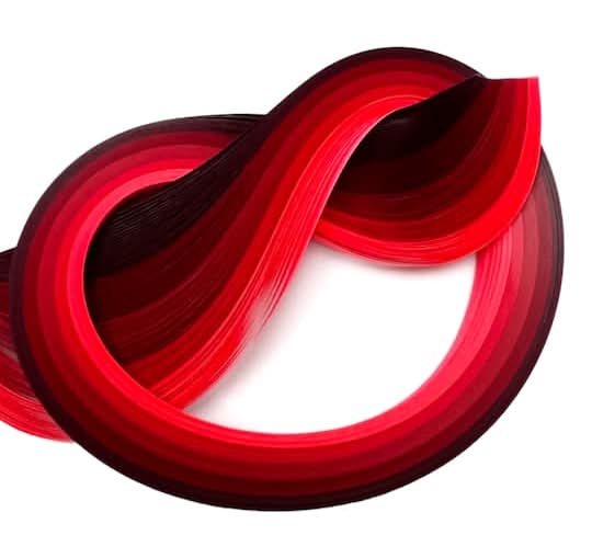 Quilled Creations Mixed Shades Quilling Paper, Red Shades (100 ct)
