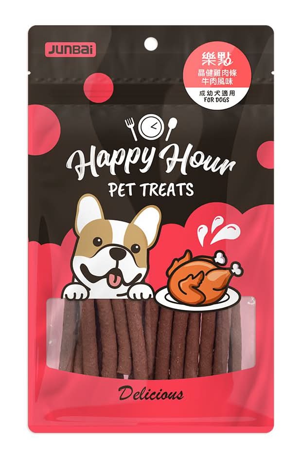 寵)樂點-晶健雞肉條牛肉風味150G