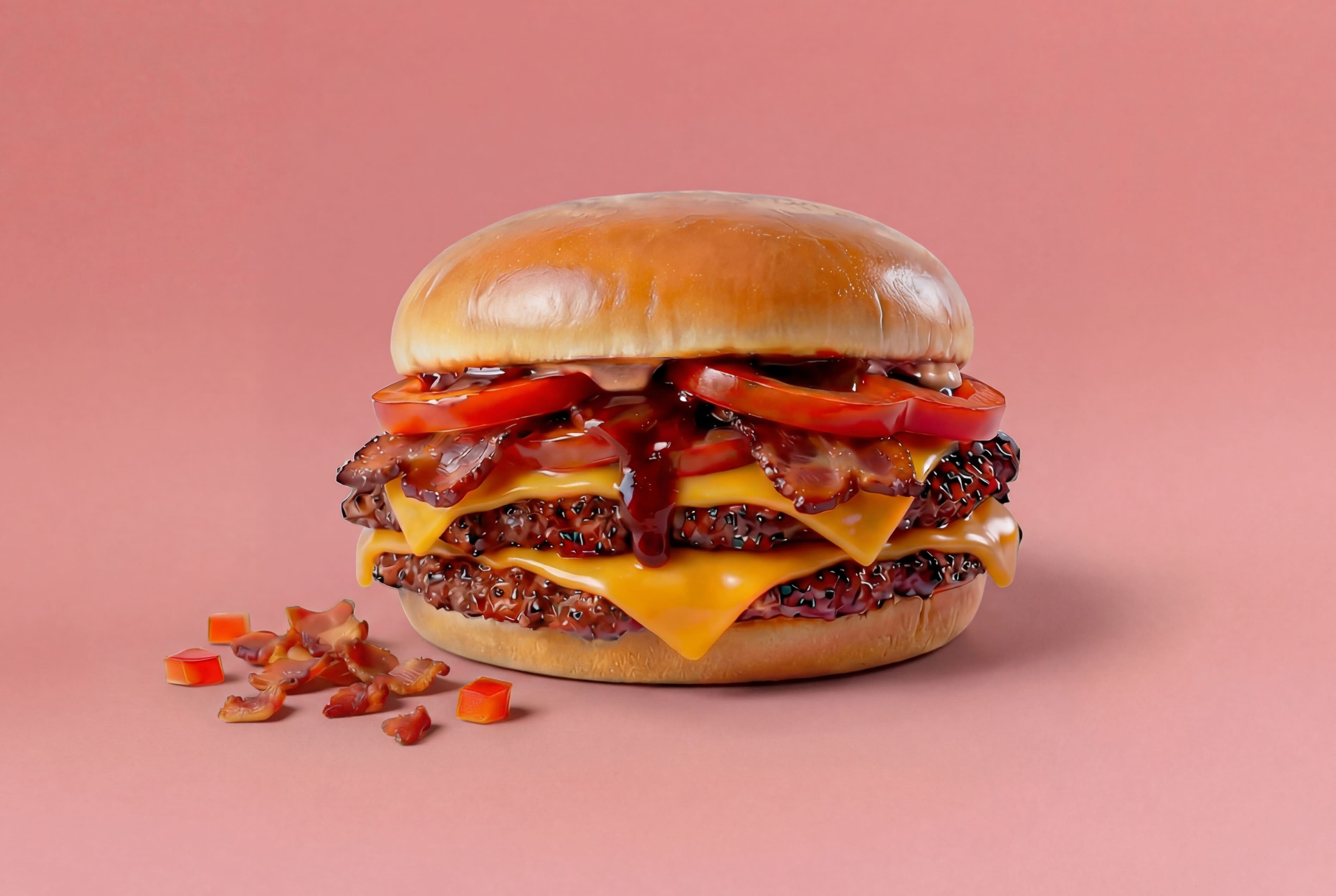 🥓  Red Smoky – L’intensité Fumée dans ton Burger