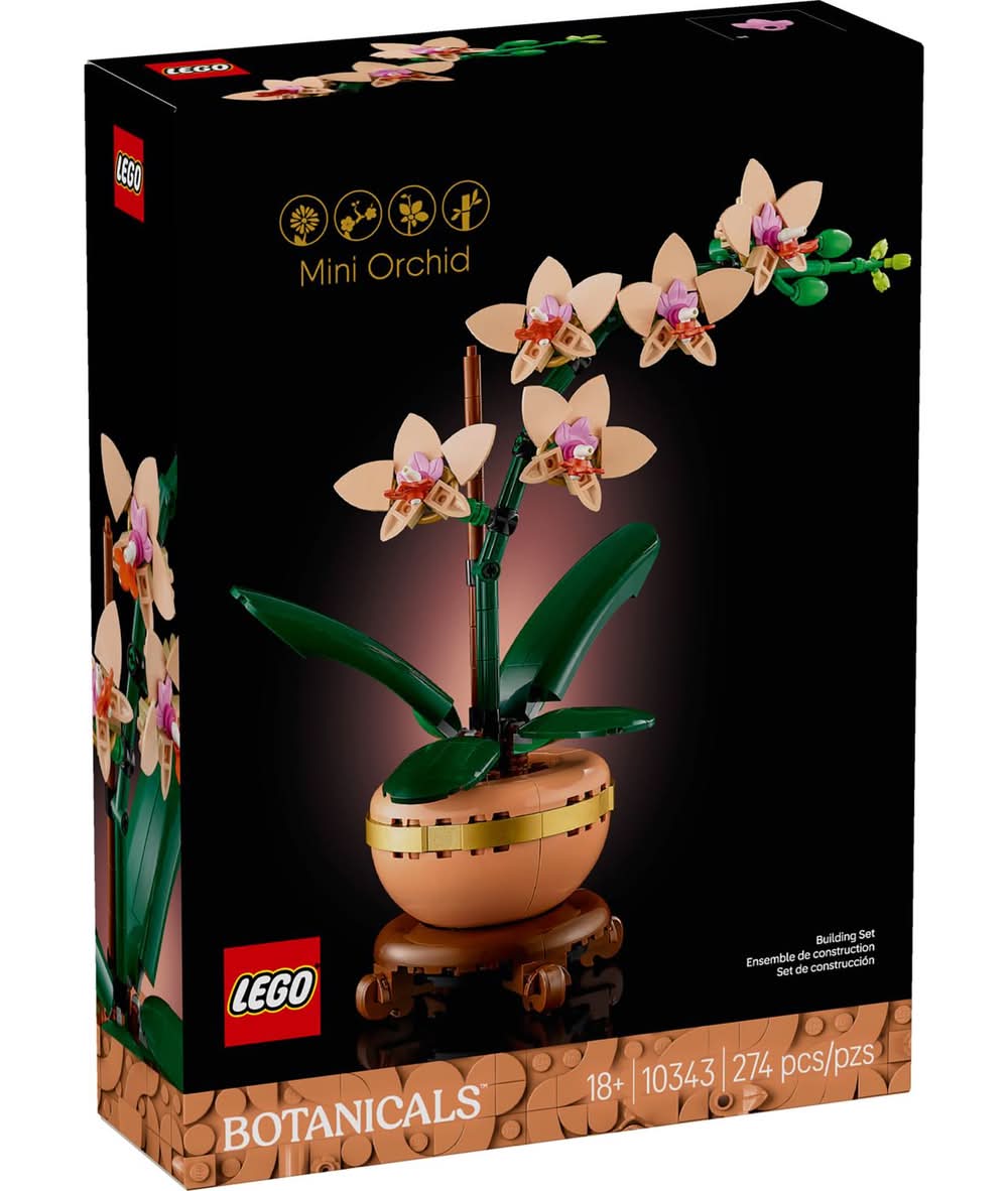 Lego Botanicals Mini Orchid Building Set Multi 274 Pc