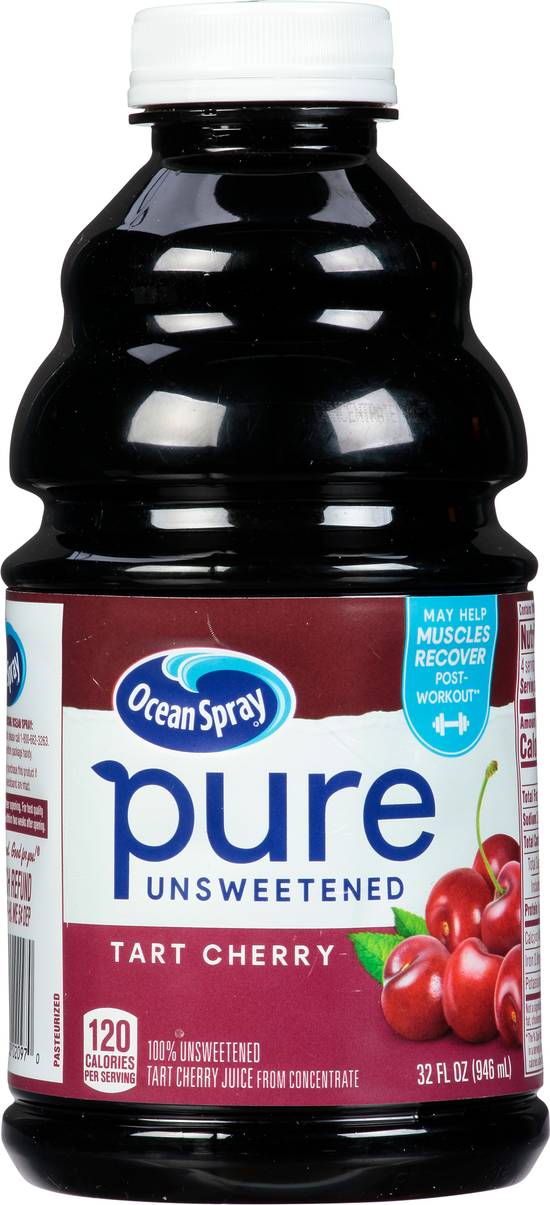Ocean Spray Pure 100% Unsweetened Tart Cherry Juice (32 fl oz)