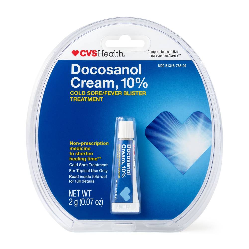 CVS Health Docosanol 10% Cream Tube (0.07 lbs)