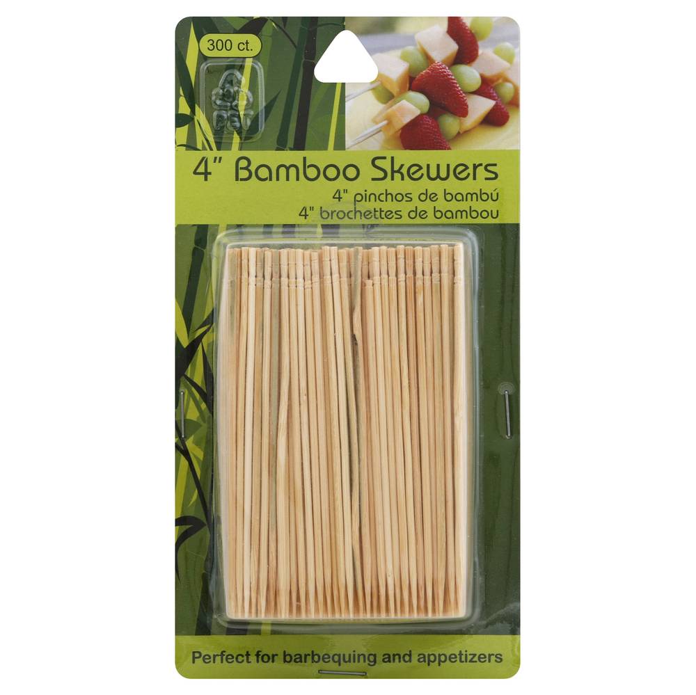 Culinary Elements Bamboo Skewers 4 Inches (300 ct)