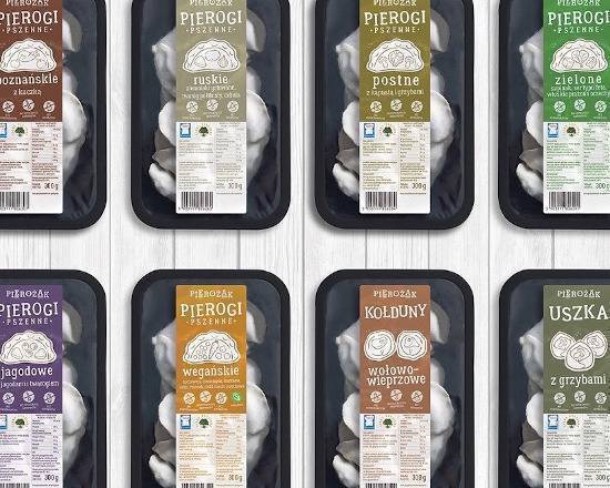 Pierogi Mrożone Mięsne z Mąki Pszennej (400 g)