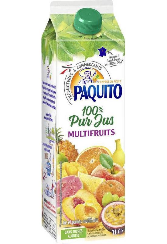 100% pur jus multifruits - paquito - 1l