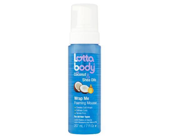 Lotta Body Wrap Me Foaming Mousse With Coconut & Shea Oils