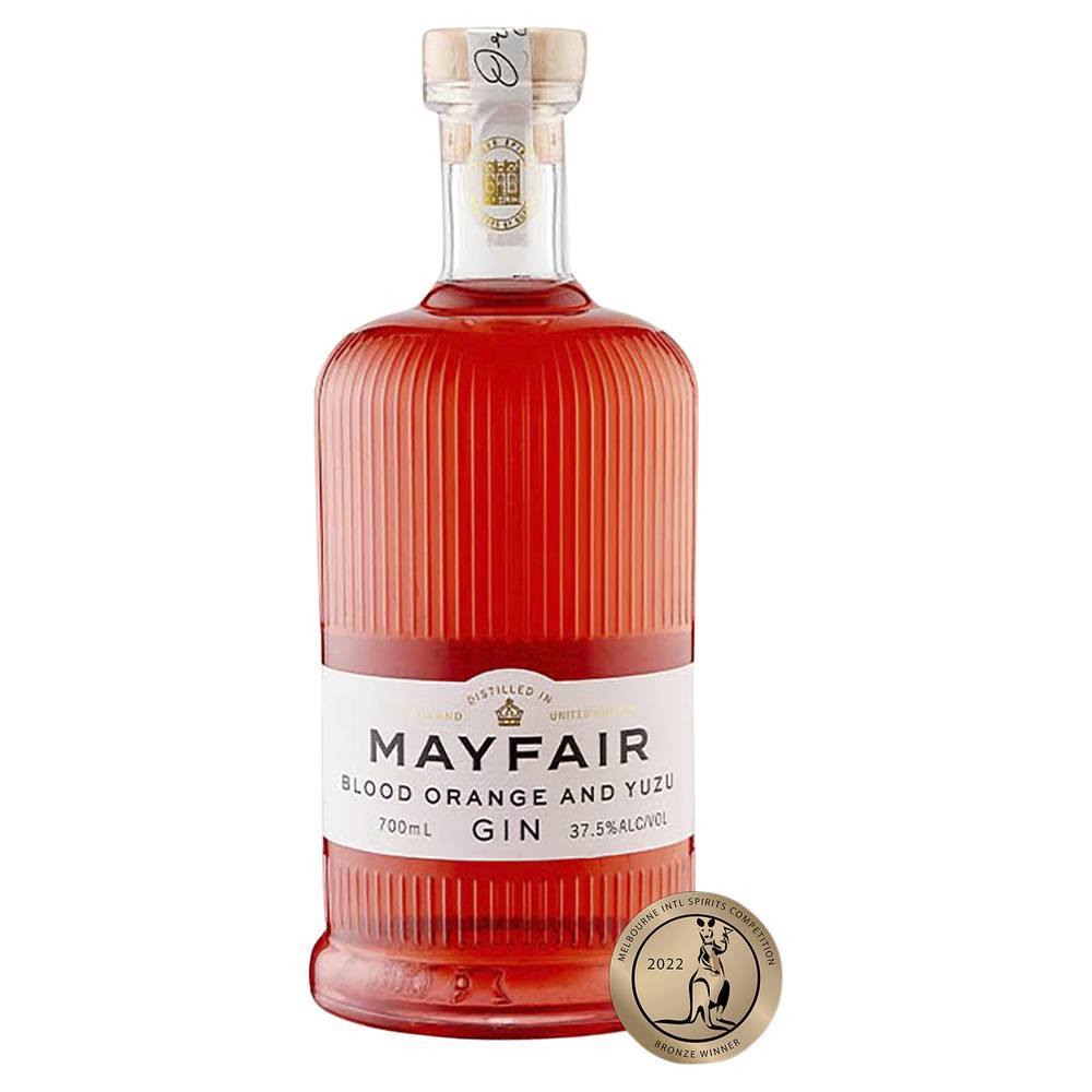 Mayfair Blood Orange & Yuzu Gin 700ml