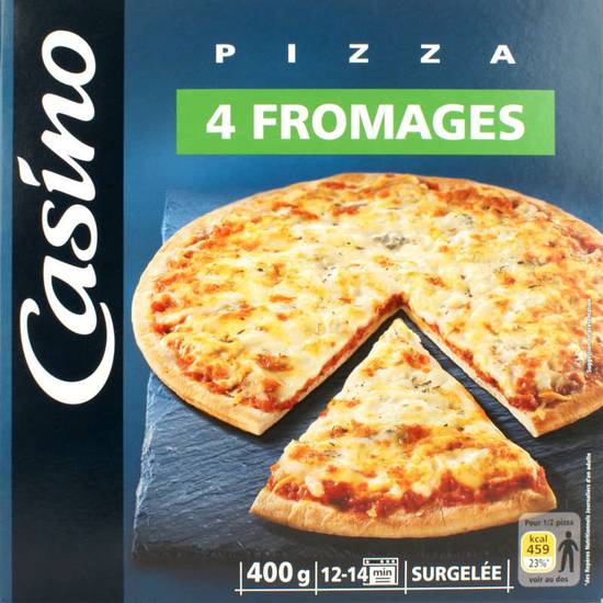 Casino pizza 4 fromages 400 g