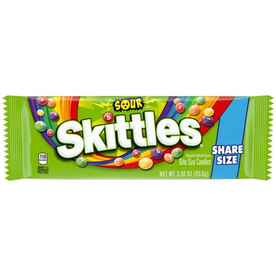 Sour Skittles Share Size Candy (3.3 oz)