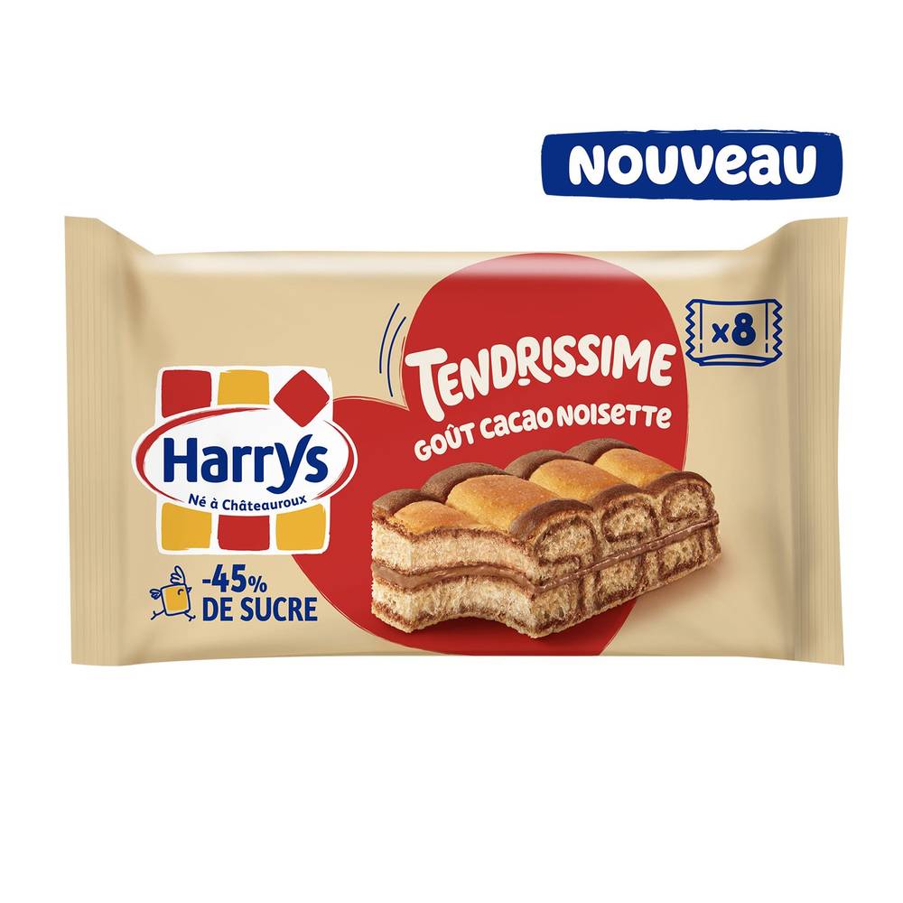 Harry's - Gâteaux moelleux noisette et cacao tendrissime moins de sucres (8)