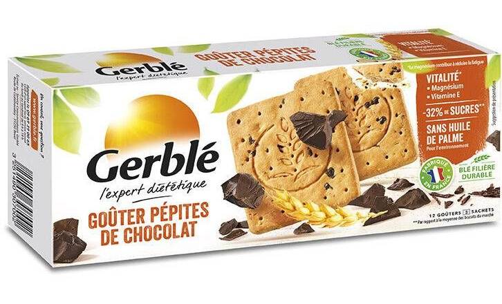 Gerblé biscuits pépites chocolat (12 pcs)
