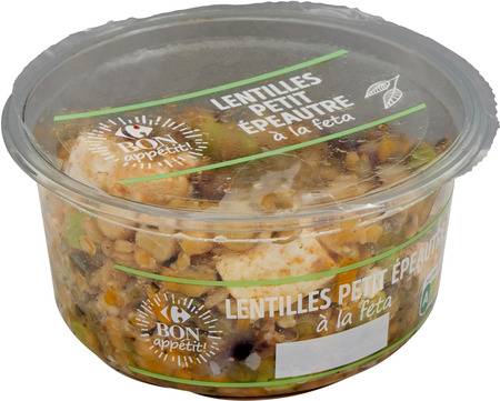 Carrefour - Bon appétit salade lentille épeautre feta (250g)