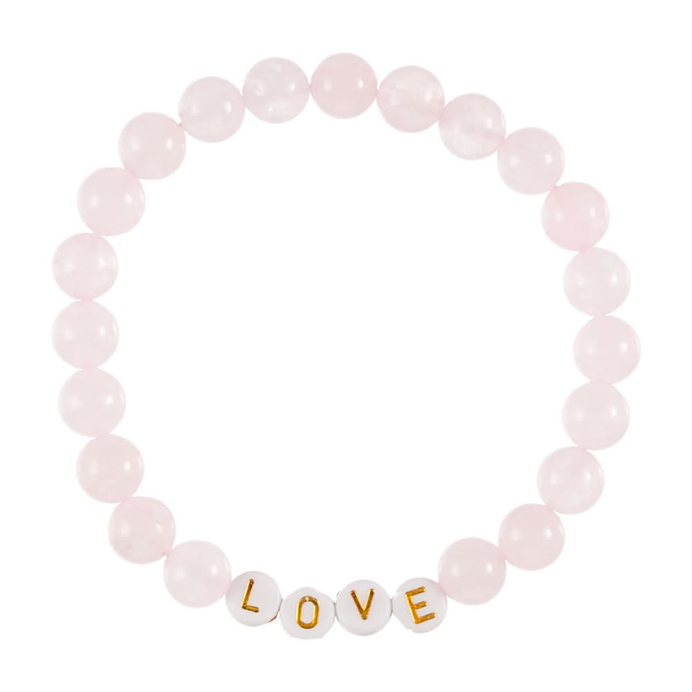 Stone Beaded Love Bracelet