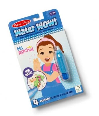 Melissa & Doug Ms. Rachel Water Wow! Color Reveal Pad Toy 3+ Years (4 ct)