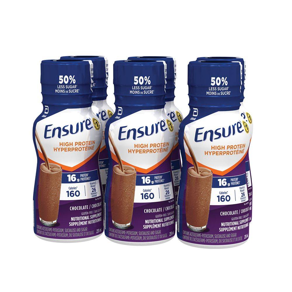 Ensure Nutritional Supplement Drink Chocolate pack (6 x 235 ml)