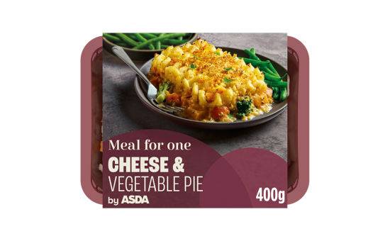 Asda Meal for One Cheese & Vegetable Pie 400g