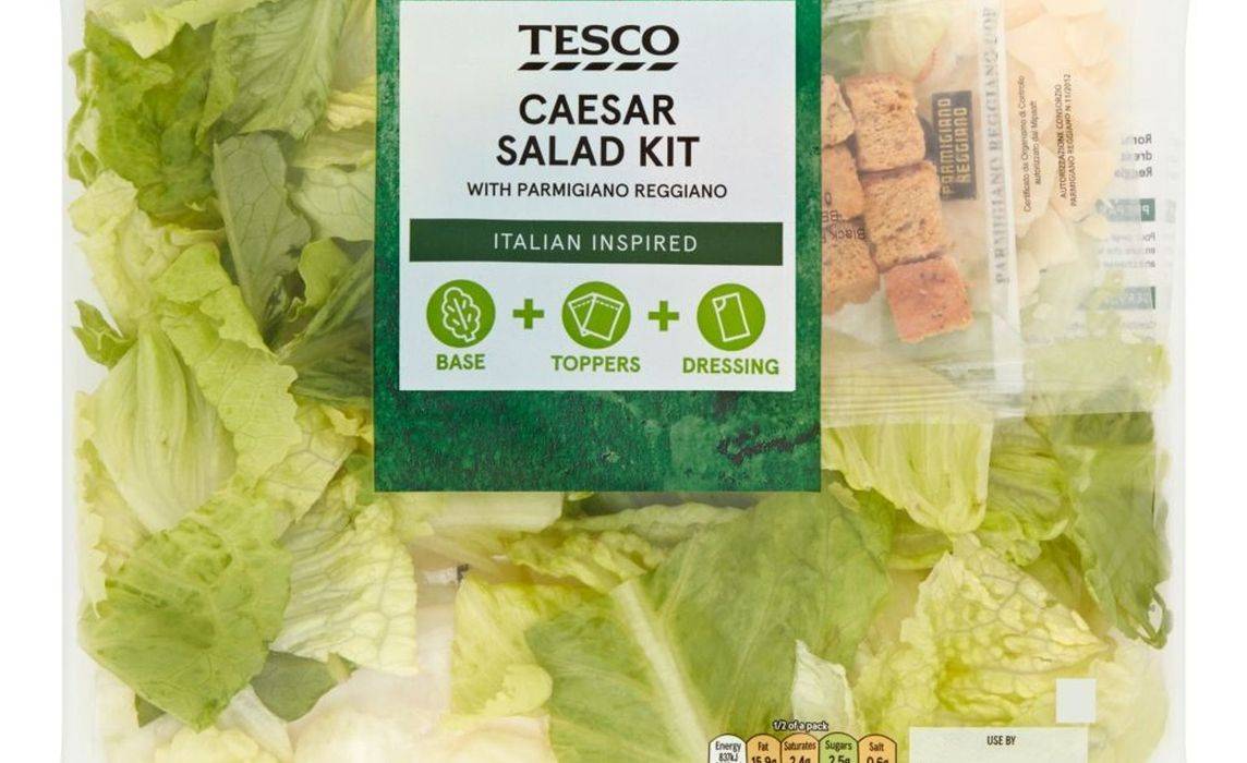 Tesco Caesar Salad Kit 250g (408619)