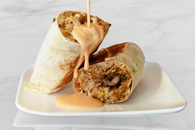 HIBACHI STEAK* BURRITO