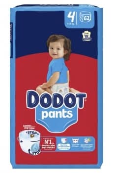 Pants Dodot T4 (9-15 kg) 62 ud.