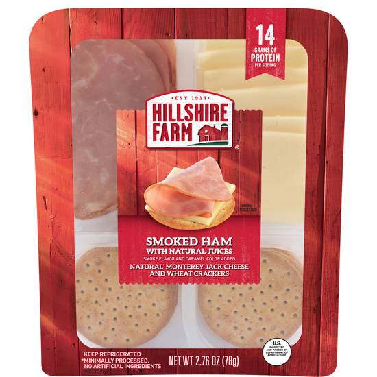 Hillshire Farm Monterey Jack Cheese & Wheat Cracker Smoked Ham