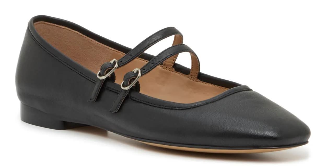 Sam Edelman Signature Collect Milo Mary Jane Flat (Black Medium - 10)
