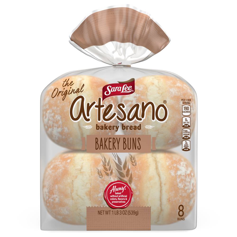 Sara Lee Artesano Bakery Buns (539 g)