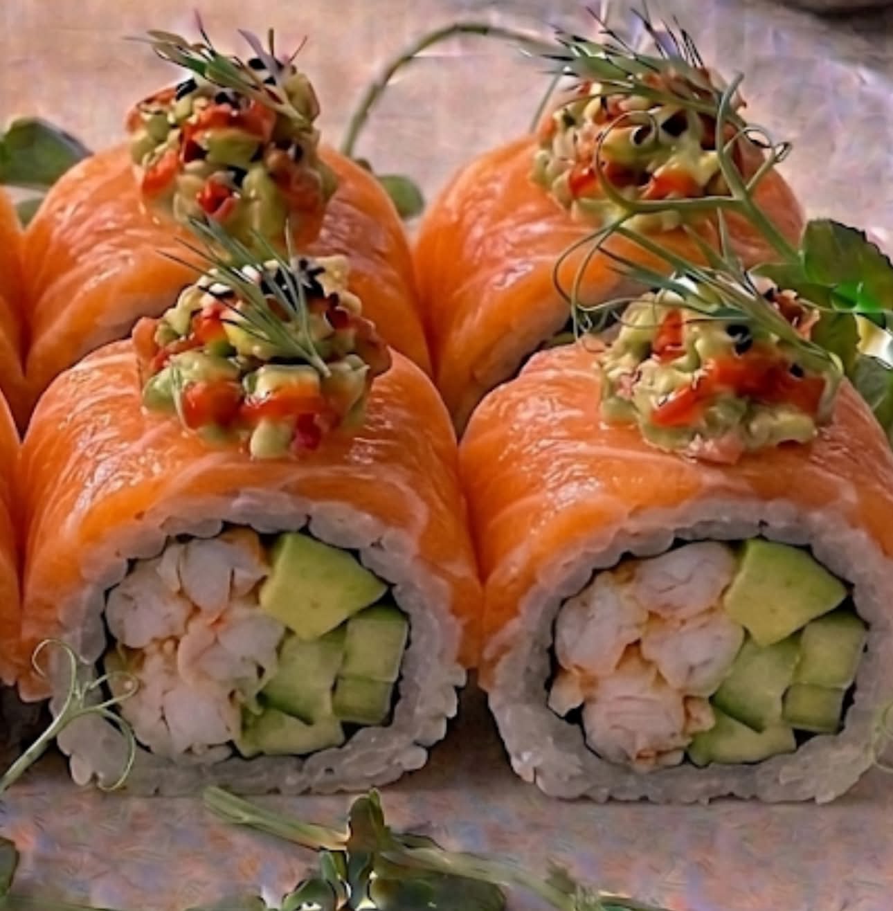 8 pièces Rolls San Francisco