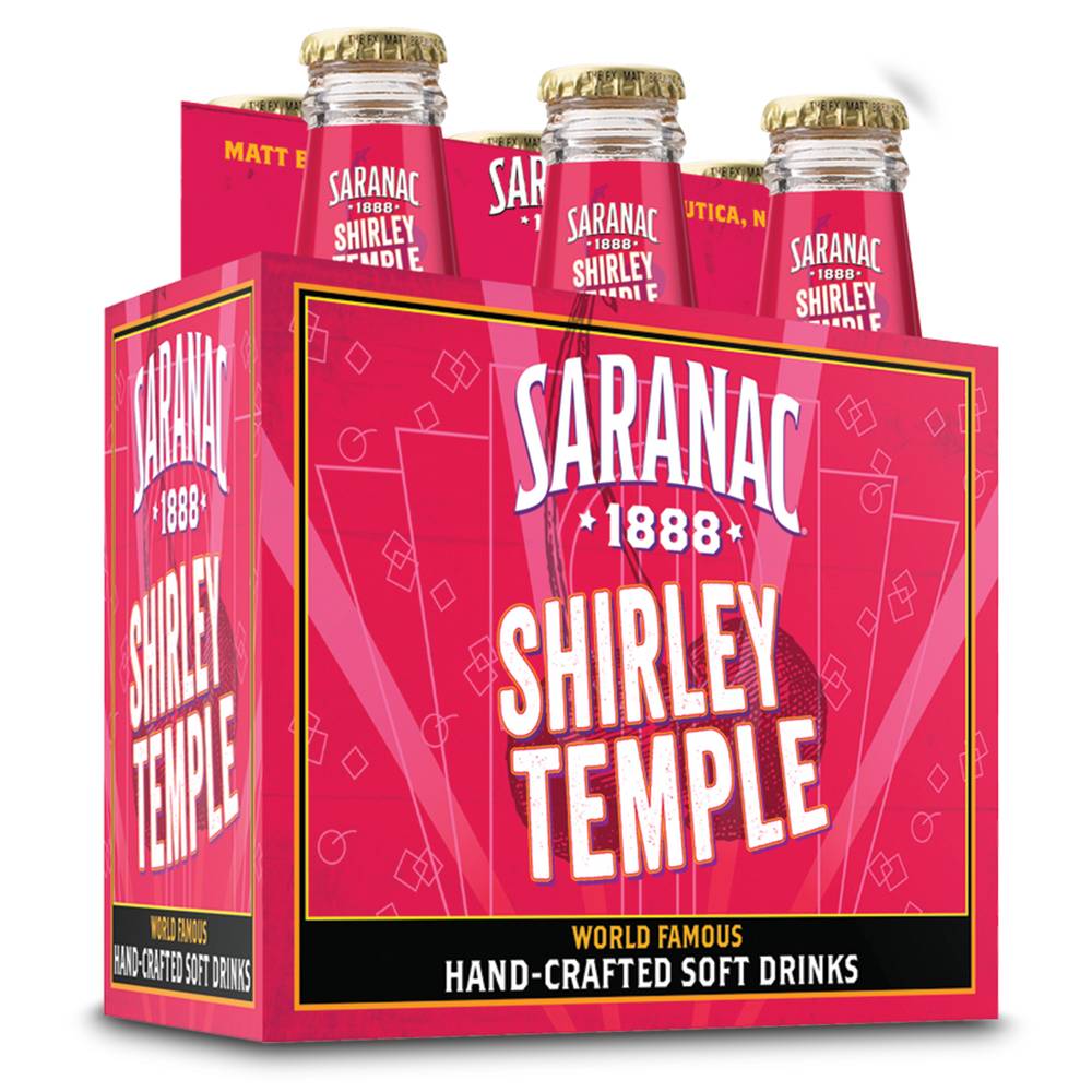 Saranac Soda Shirley Temple (6 x 12 fl oz)