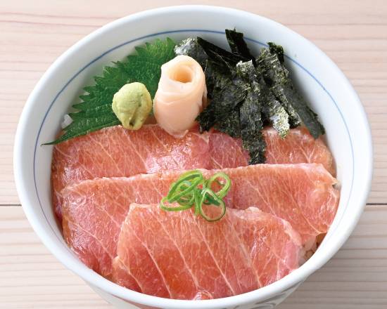 まぐろハラモ漬け丼 Pickled Tuna Belly Sushi Bowl