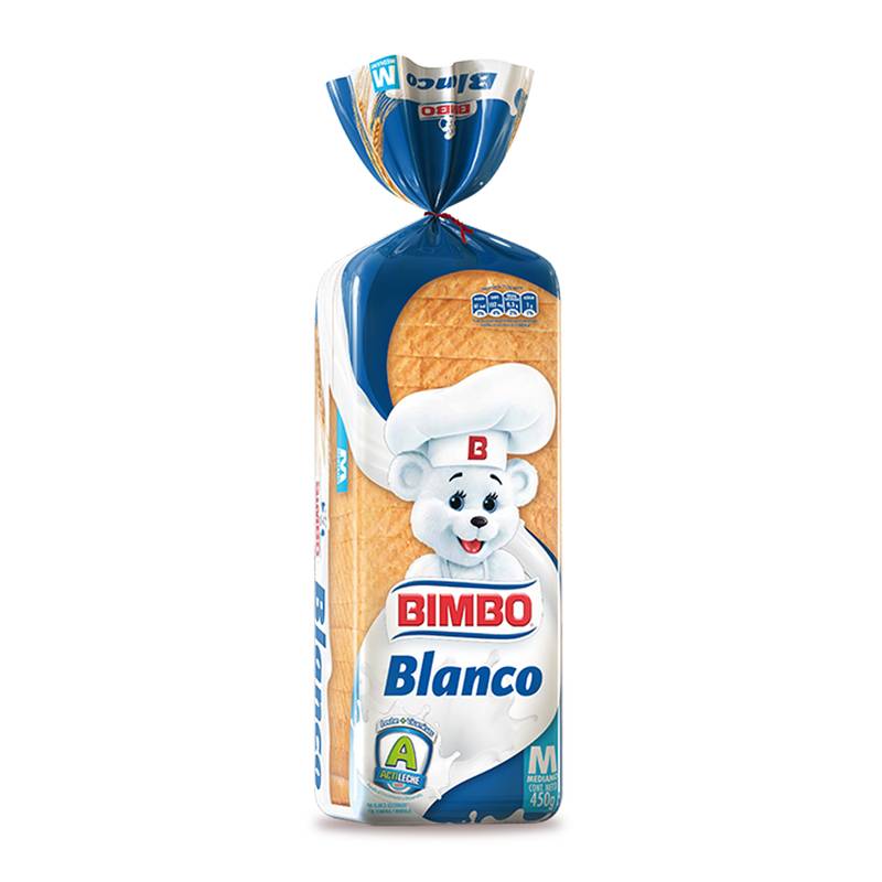 Bimbo pan blanco (m) (450 g)