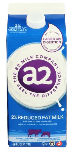 A2 2% Reduced Fat Milk