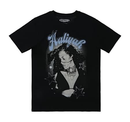 Aaliyah Graphic Tee Medium Black