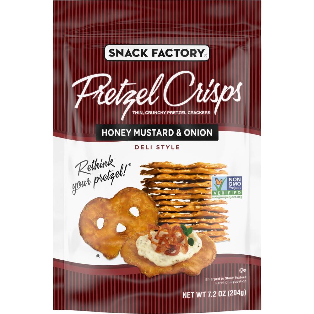 Snack Factory Honey Mustard and Onion Pretzels Crisps (7.2 oz)