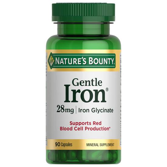 Nature's Bounty Gentle Iron Capsules (90 ct)
