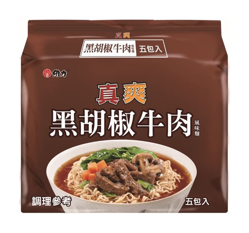 真爽 麵 - 黑胡椒牛肉風味 (5 入)