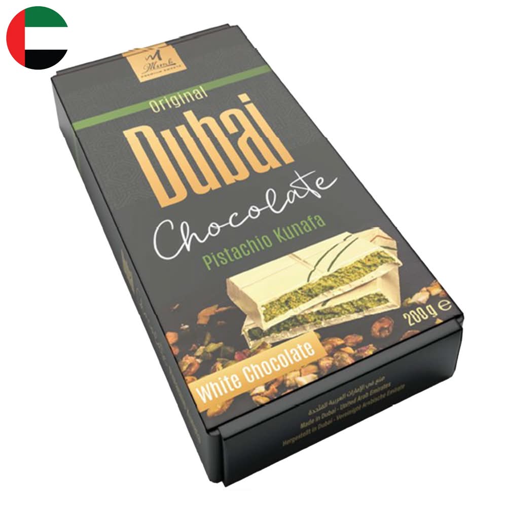 Msmk · Premium sweets dubai chocolate blanco - Pistacho-Kunafa (200 g)