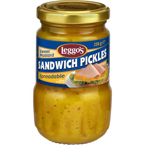 Leggo's Sandwich Pickles Sweet Mustard Spreadable 250g