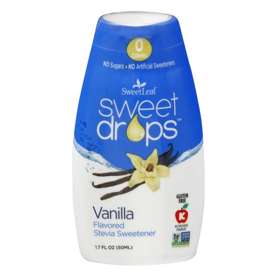 Sweetleaf Stevia Sweetener Vanilla Flavored Sweet Drops