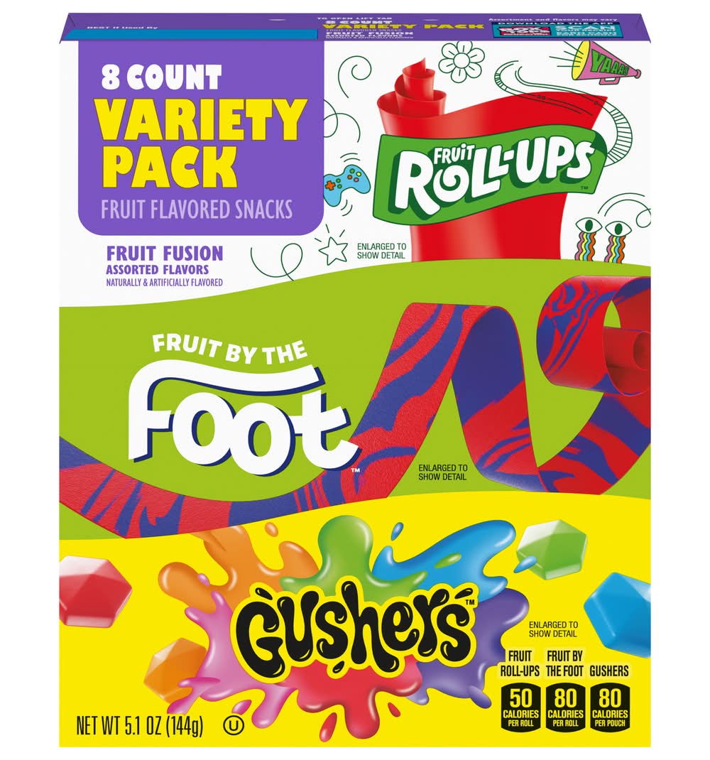 Fruit by the Foot Fusion Flavored Snacks, Assorted (5.1 oz)