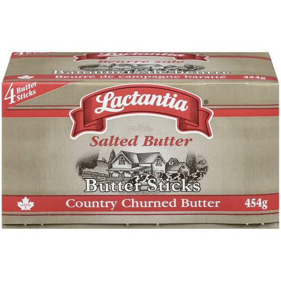 Lactantia bâtonnets de beurre salé de campagne baratté de lactantiamd (4 x 113 g) - butter sticks salted (4 x 113 g)