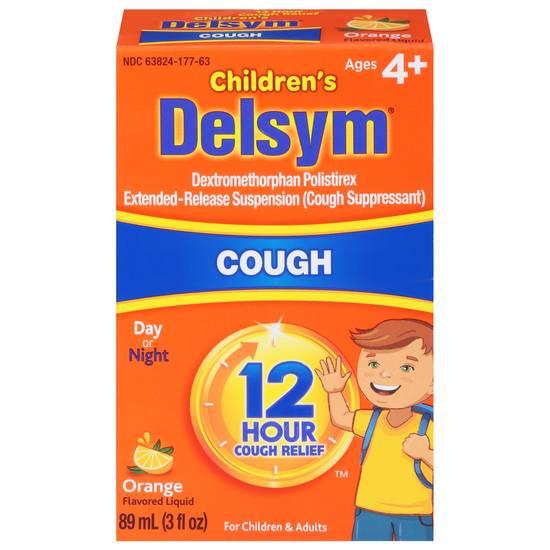 Delsym Children's Liquid Orange Flavored Cough Relief
