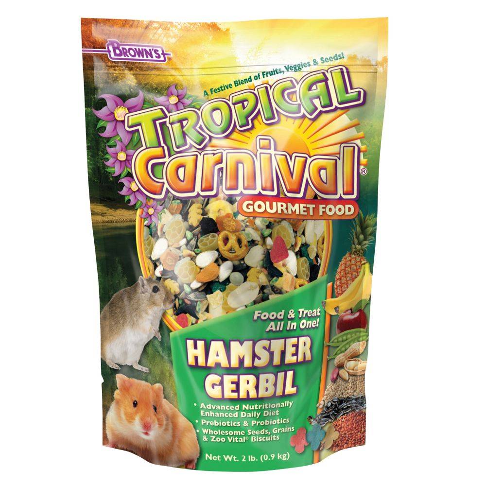 Brown's® Tropical Carnival® Gourmet Hamster & Gerbil Food (Flavor: Other, Size: 2 Lb)