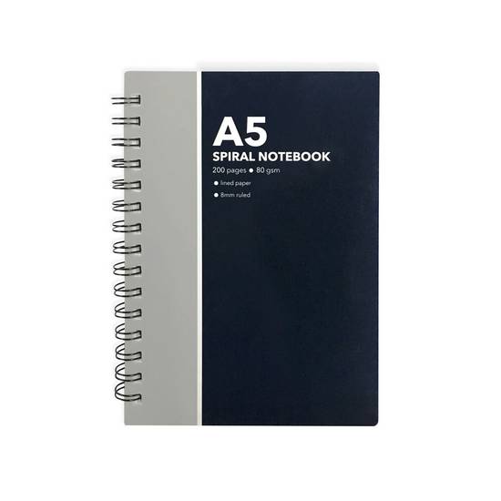 Coles A5 Spiral Notebook 200 pages 1 pack