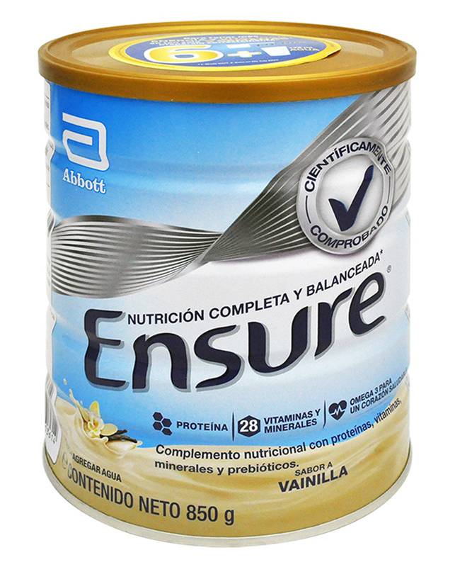Ensure POLVO VAINILL LATA*850G
