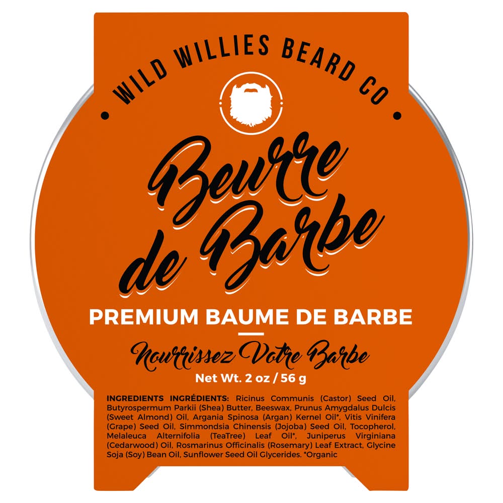Wild Willies Beard Co. Premium Butter Beard Balm (2 fl oz)