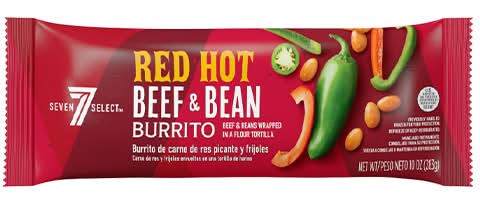 7-Select Red Hot Beef & Bean Burrito (10 oz)