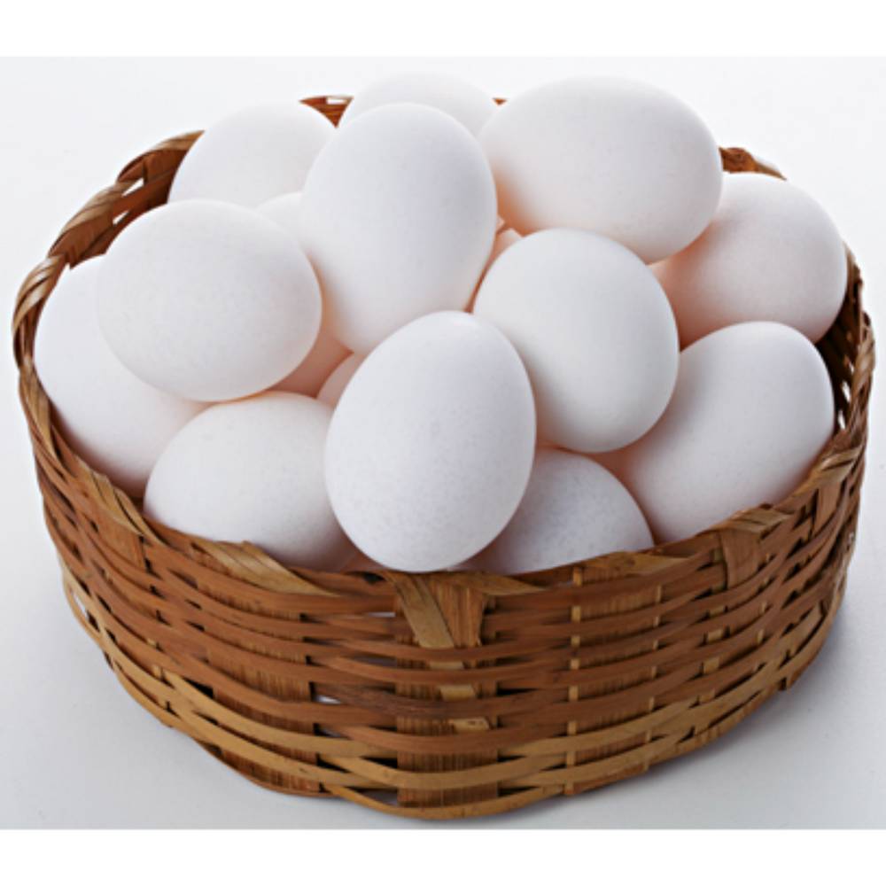 Ovos brancos grandes (20 un)