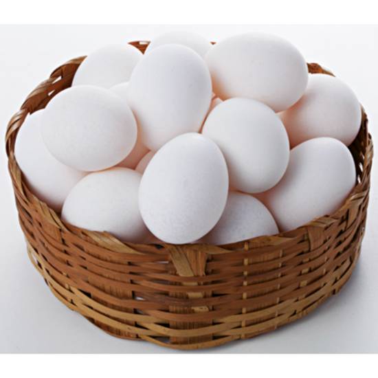 Mantiqueira ovos brancos grandes (20 un)